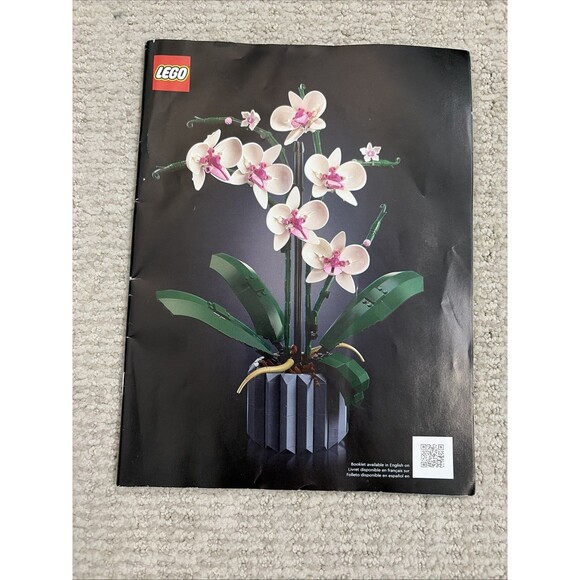 Rare LEGO Orchid (10311) Botanical Collection, Instruction Manual Book Only - Picture 1 of 3
